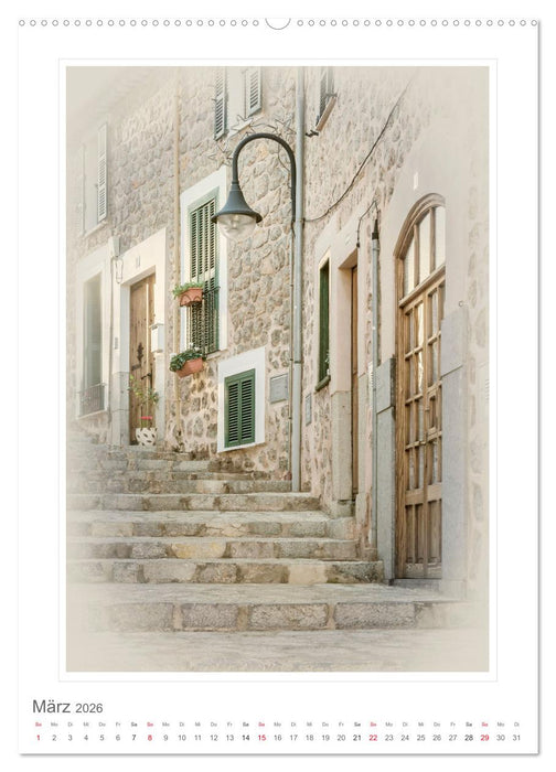 Durch das romantische Mallorca (CALVENDO Premium Wandkalender 2026)