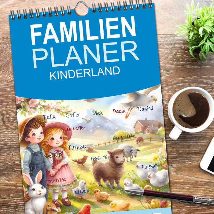 KINDERLAND (CALVENDO Familienplaner 2026)