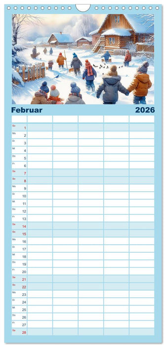 KINDERLAND (CALVENDO Familienplaner 2026)