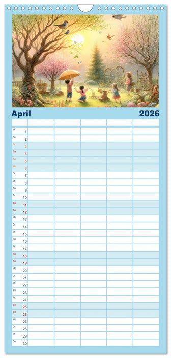 KINDERLAND (CALVENDO Familienplaner 2026)