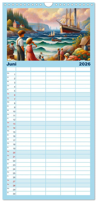 KINDERLAND (CALVENDO Familienplaner 2026)