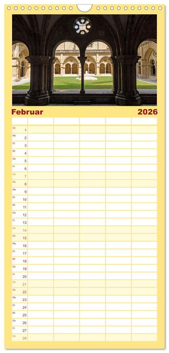 Portugal - Porto, Coimbra, Lissabon (CALVENDO Familienplaner 2026)