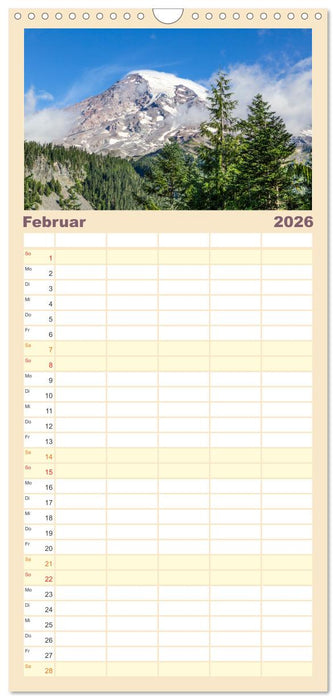 SEATTLE Unvergessliche Tour durch die Stadt und das Umland (CALVENDO Familienplaner 2026)