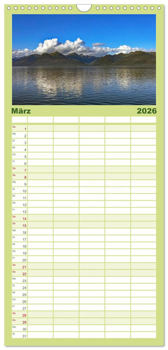 Von Vancouver nach Alaska (CALVENDO Familienplaner 2026)