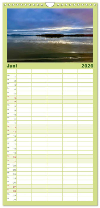 Von Vancouver nach Alaska (CALVENDO Familienplaner 2026)