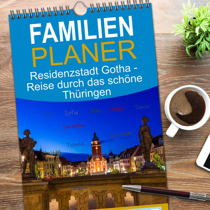 Residenzstadt Gotha - Reise durch das schöne Thüringen (CALVENDO Familienplaner 2026)