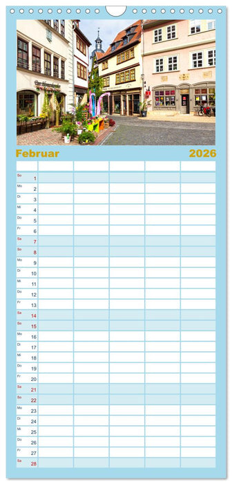 Residenzstadt Gotha - Reise durch das schöne Thüringen (CALVENDO Familienplaner 2026)