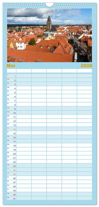 Residenzstadt Gotha - Reise durch das schöne Thüringen (CALVENDO Familienplaner 2026)