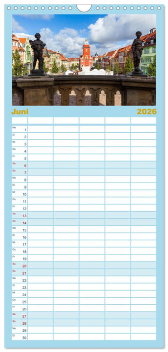 Residenzstadt Gotha - Reise durch das schöne Thüringen (CALVENDO Familienplaner 2026)