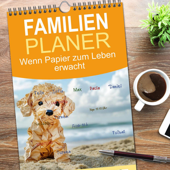 Wenn Papier zum Leben erwacht (CALVENDO Familienplaner 2026)