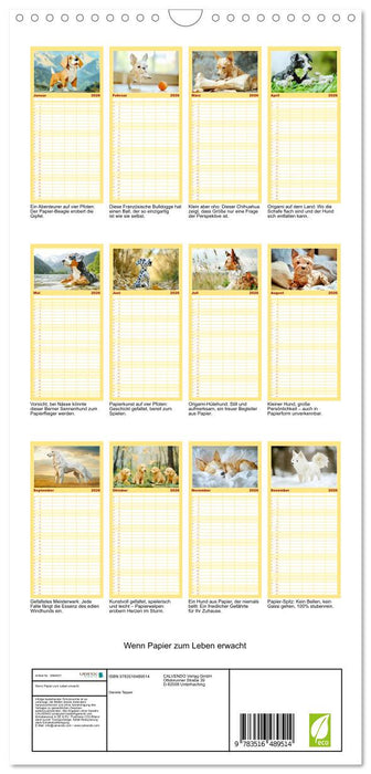 Wenn Papier zum Leben erwacht (CALVENDO Familienplaner 2026)