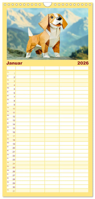 Wenn Papier zum Leben erwacht (CALVENDO Familienplaner 2026)