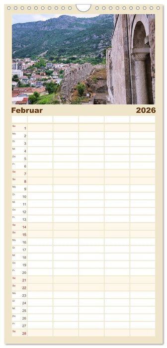 Faszinierendes Albanien (CALVENDO Familienplaner 2026)