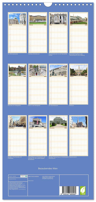 Bezauberndes Wien (CALVENDO Familienplaner 2026)