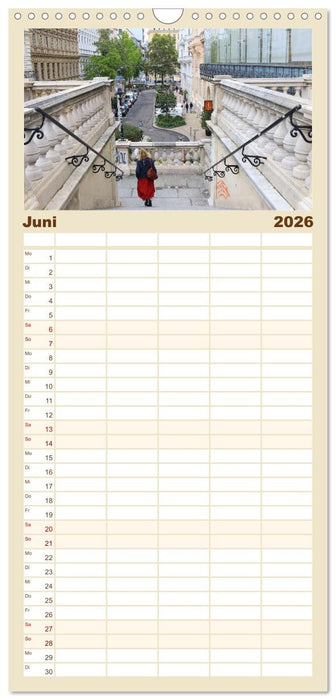 Bezauberndes Wien (CALVENDO Familienplaner 2026)