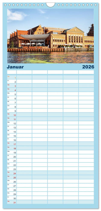 Besucht mal wieder Danzig (CALVENDO Familienplaner 2026)