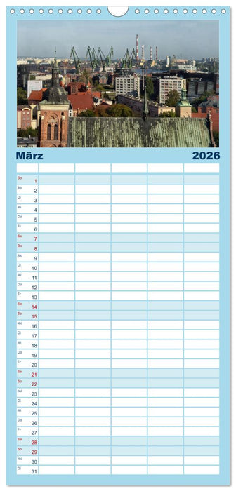 Besucht mal wieder Danzig (CALVENDO Familienplaner 2026)