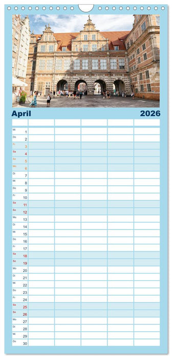 Besucht mal wieder Danzig (CALVENDO Familienplaner 2026)