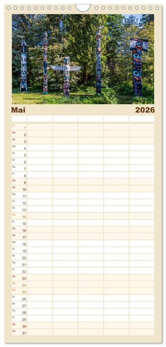 VANCOUVER Küstencharme und Urbanität (CALVENDO Familienplaner 2026)