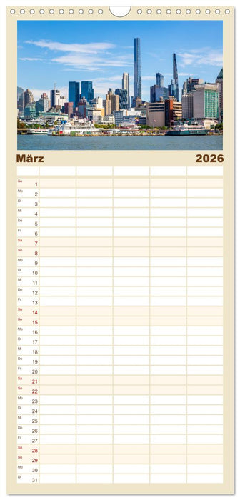 NEW YORK CITY Urbane Magie (CALVENDO Familienplaner 2026)