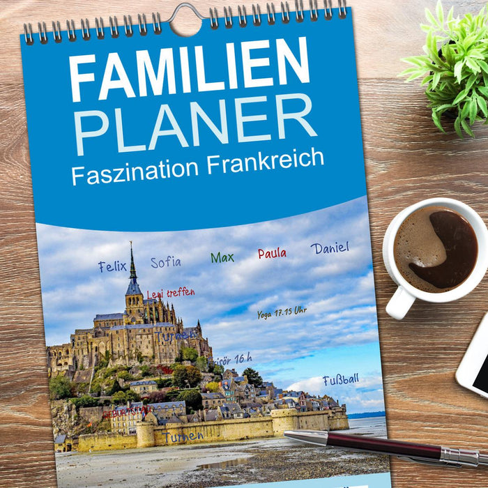Faszination Frankreich (CALVENDO Familienplaner 2026)