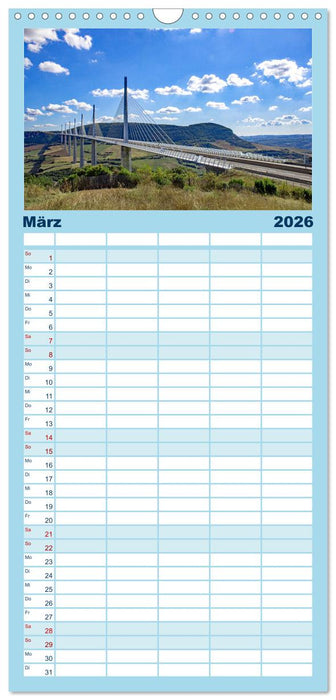 Faszination Frankreich (CALVENDO Familienplaner 2026)