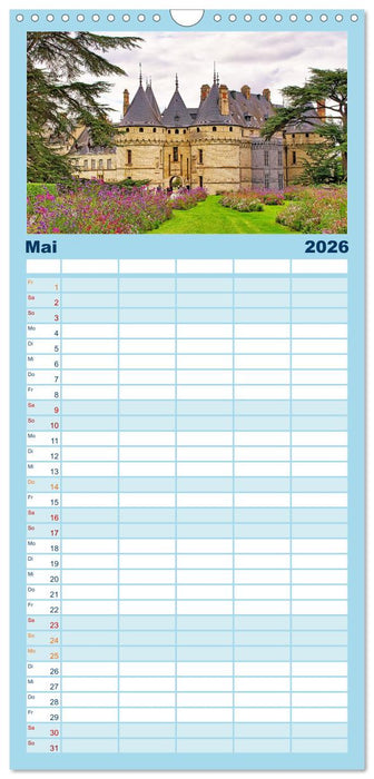 Romantisches Loiretal (CALVENDO Familienplaner 2026)