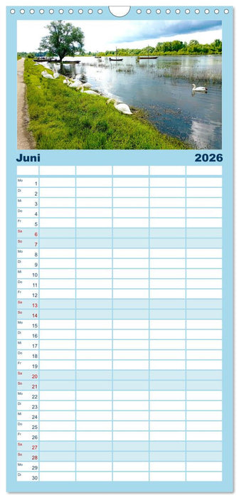 Romantisches Loiretal (CALVENDO Familienplaner 2026)