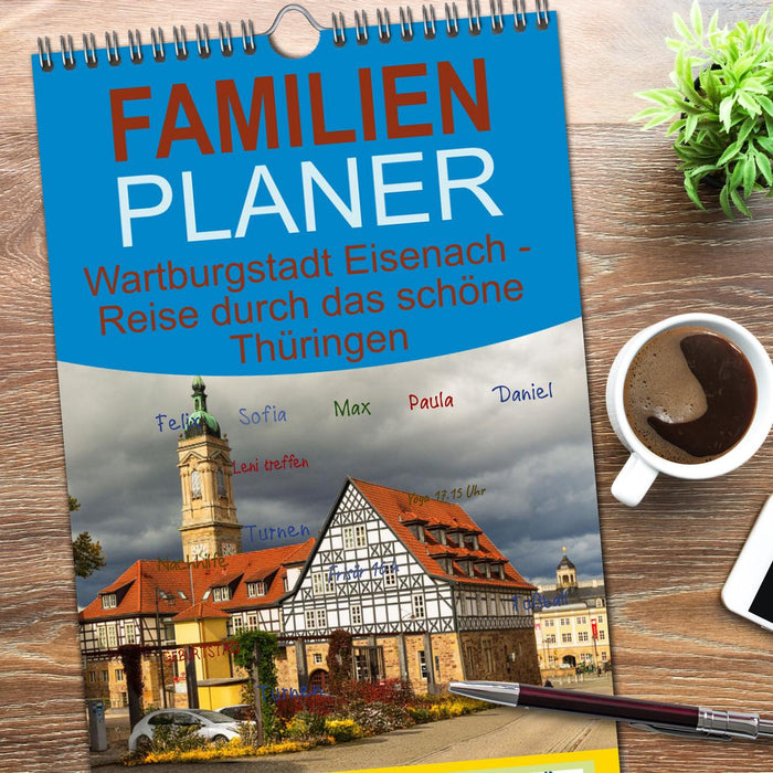 Wartburgstadt Eisenach - Reise durch das schöne Thüringen (CALVENDO Familienplaner 2026)