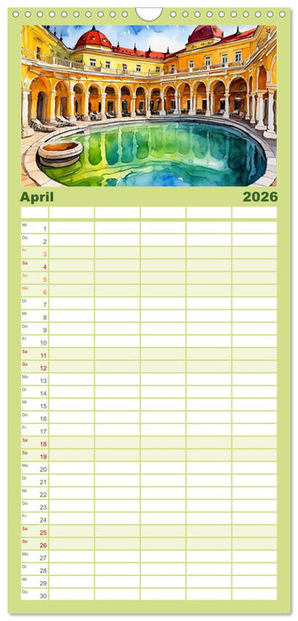 Reise durch Ungarn (CALVENDO Familienplaner 2026)