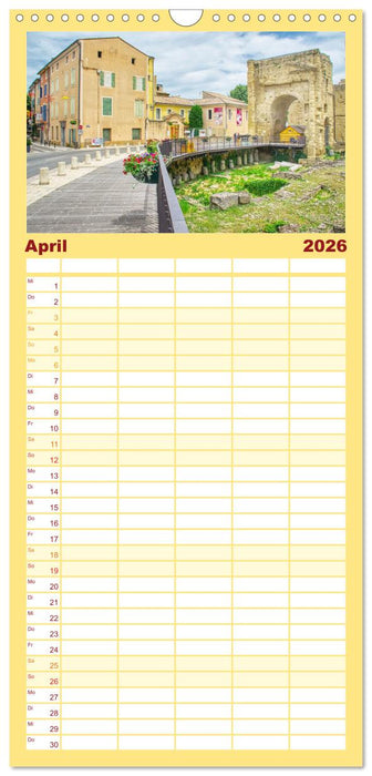 Orange - Die antike Stadt in der Provence (CALVENDO Familienplaner 2026)