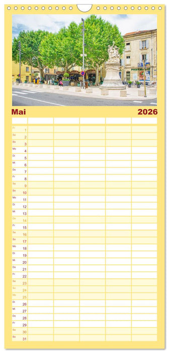 Orange - Die antike Stadt in der Provence (CALVENDO Familienplaner 2026)