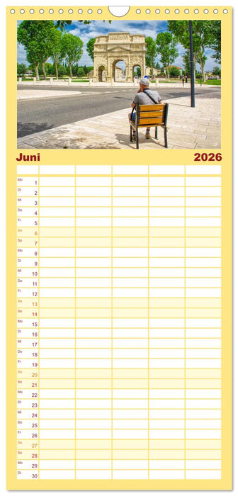 Orange - Die antike Stadt in der Provence (CALVENDO Familienplaner 2026)