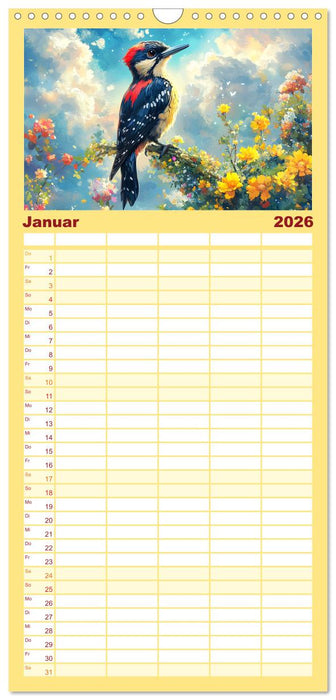 Willkommen im Wunderwald. Zauberhafte Abenteuer mit tierischen Freunden (CALVENDO Familienplaner 2026)