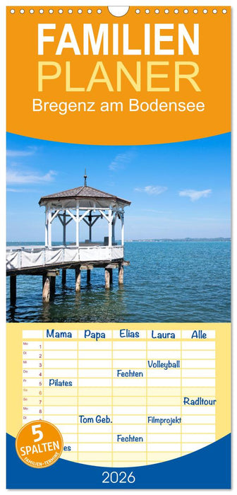Bregenz am Bodensee (CALVENDO Familienplaner 2026)