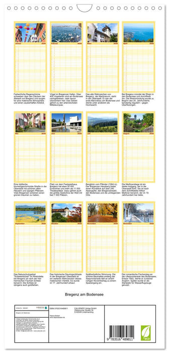 Bregenz am Bodensee (CALVENDO Familienplaner 2026)