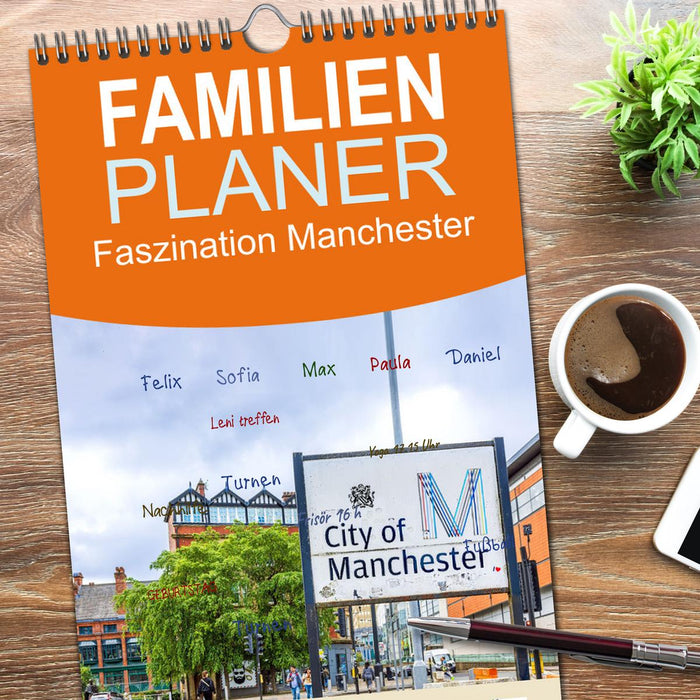 Faszination Manchester (CALVENDO Familienplaner 2026)