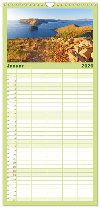 Entdecke Bolivien (CALVENDO Familienplaner 2026)