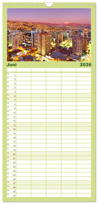 Entdecke Bolivien (CALVENDO Familienplaner 2026)