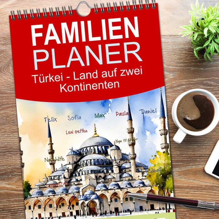 Türkei - Land auf zwei Kontinenten (CALVENDO Familienplaner 2026)