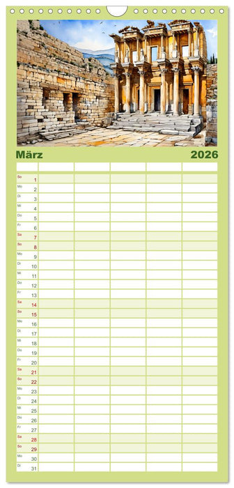 Türkei - Land auf zwei Kontinenten (CALVENDO Familienplaner 2026)