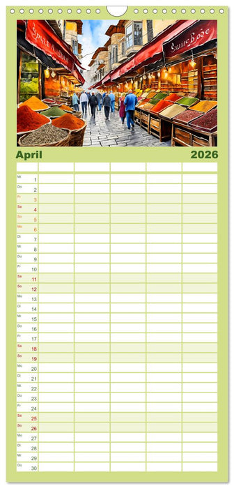 Türkei - Land auf zwei Kontinenten (CALVENDO Familienplaner 2026)