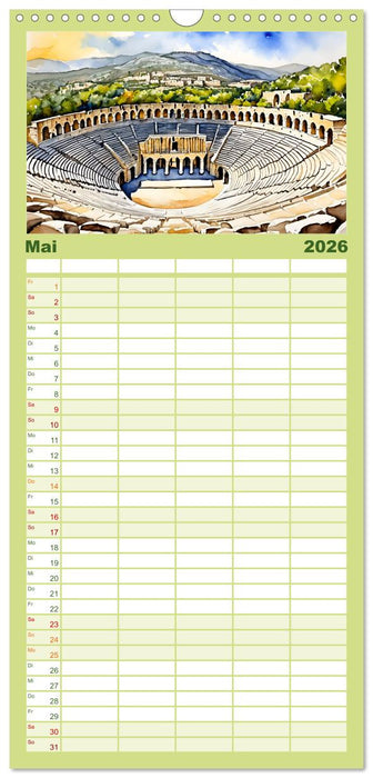 Türkei - Land auf zwei Kontinenten (CALVENDO Familienplaner 2026)