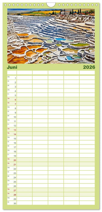 Türkei - Land auf zwei Kontinenten (CALVENDO Familienplaner 2026)