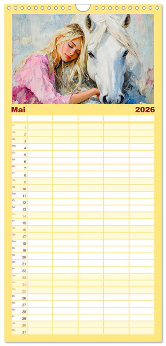 Seelenverwandte. Frauen und Pferde. Die Magie der Verbundenheit (CALVENDO Familienplaner 2026)