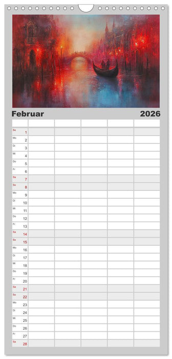 Visionen aus 1001 Nacht (CALVENDO Familienplaner 2026)