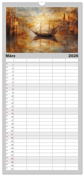 Visionen aus 1001 Nacht (CALVENDO Familienplaner 2026)