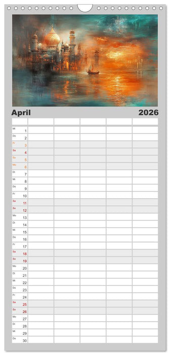 Visionen aus 1001 Nacht (CALVENDO Familienplaner 2026)