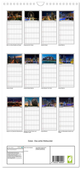 Dubai - Das achte Weltwunder (CALVENDO Familienplaner 2026)
