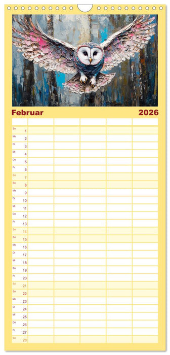 Wilde Schönheiten. Ein Jahr mit majestätischen Tieren (CALVENDO Familienplaner 2026)